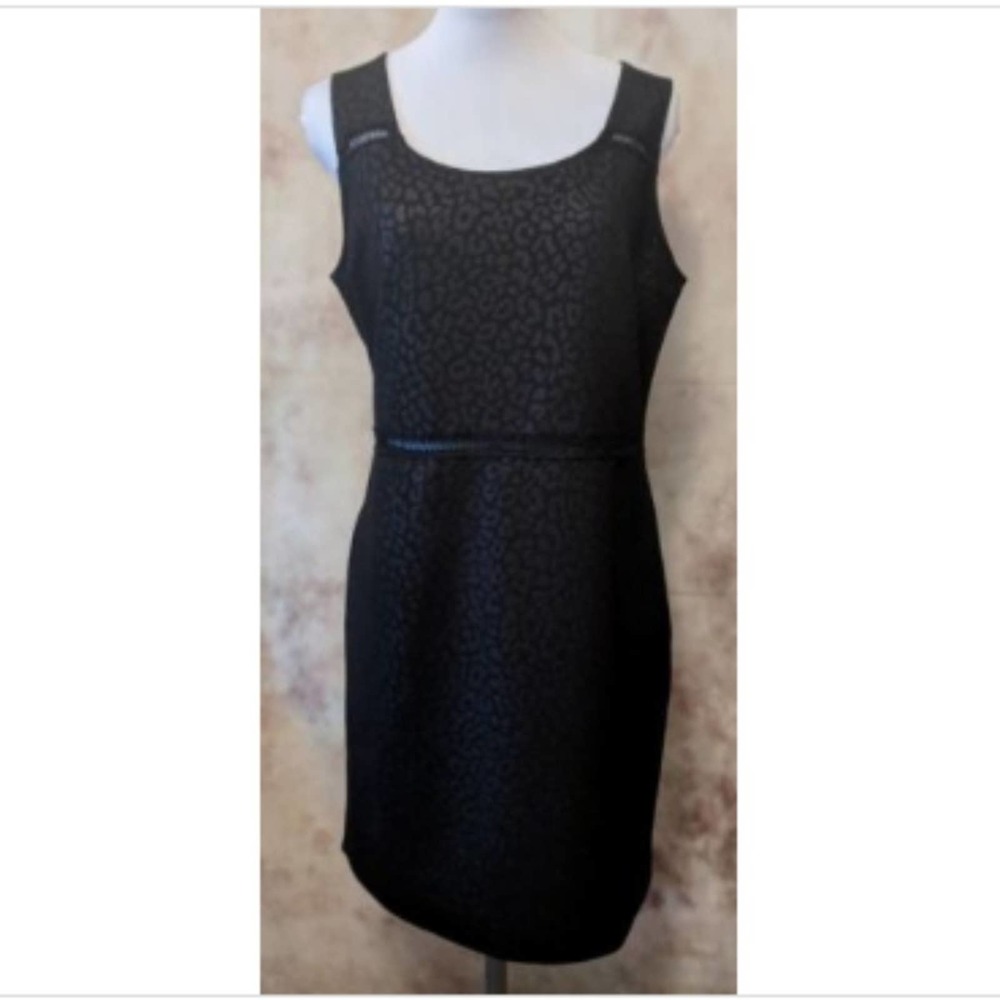 Romeo & Juliet Couture Animal Print Dress Black